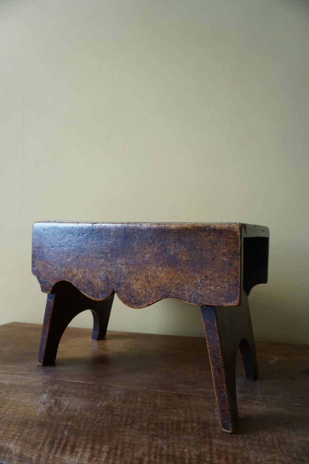 A 19th century Scottish birch 'Creepie' stool View VI