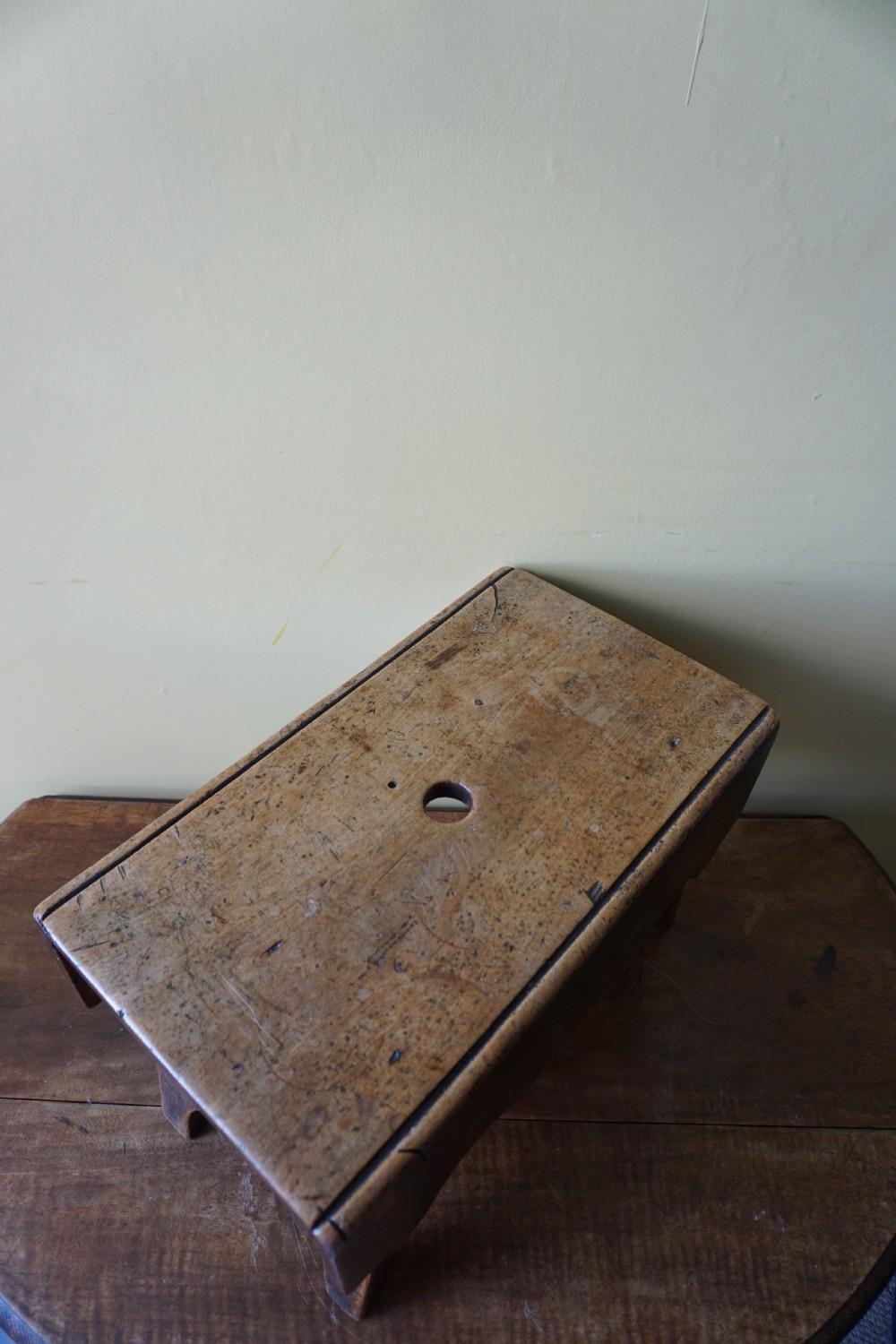 A 19th century Scottish birch 'Creepie' stool View III
