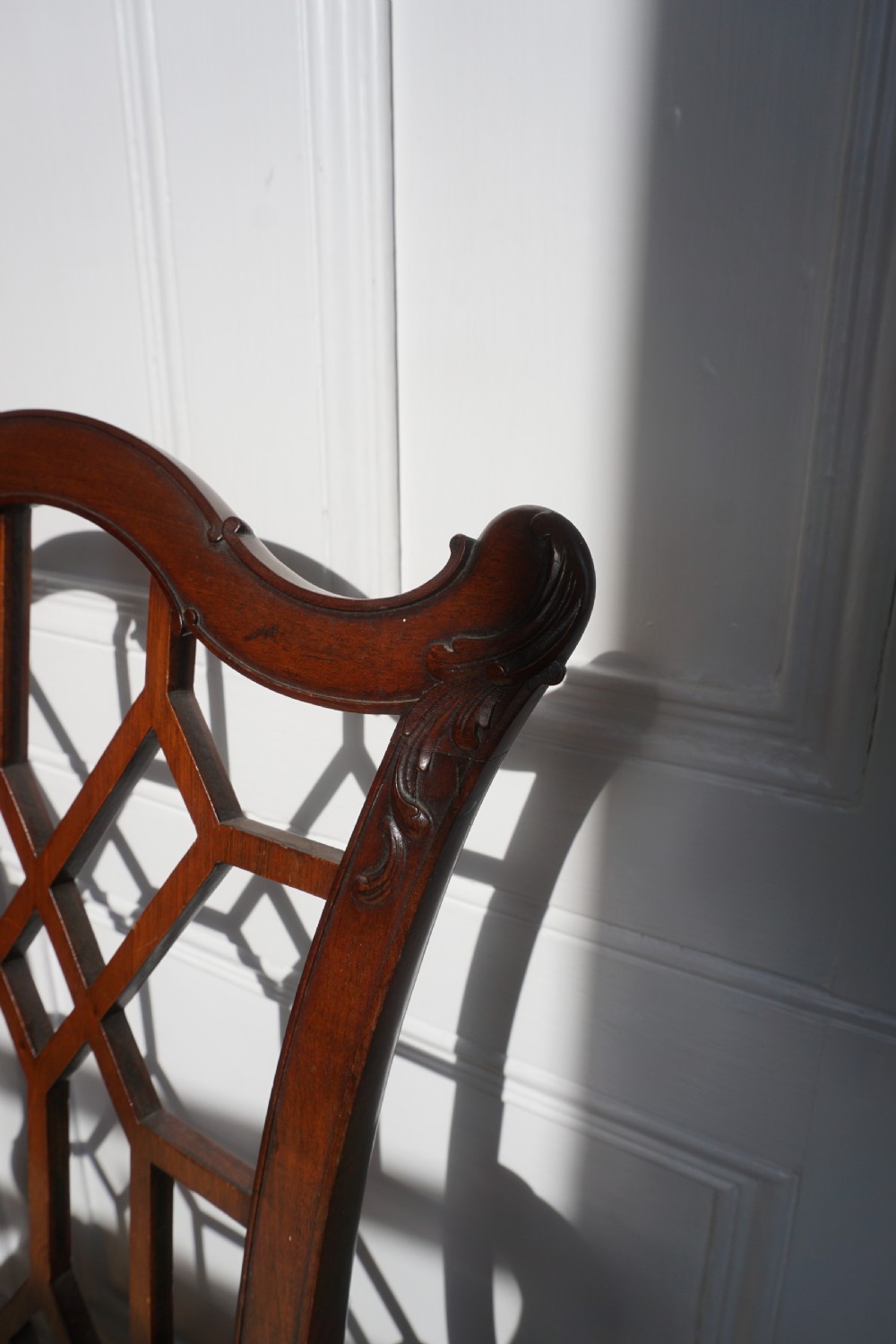 A 'Chinese Chippendale' style carved mahogany chair, fourth quarter 19th century View XI