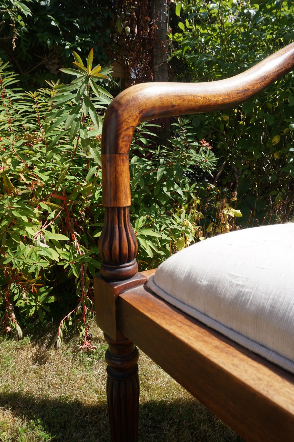 A pair of 19th century Anglo-Indian bergere armchairs View IV