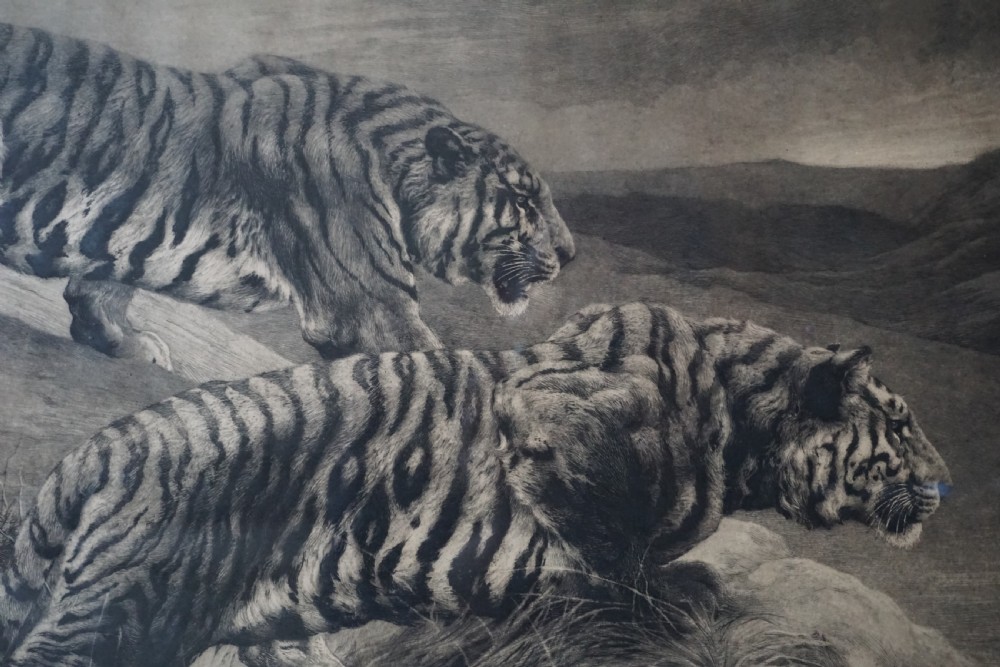 Herbert Dicksee (1862-1943) 'The Destroyers' etching published by Frost and Reid 1904 View V