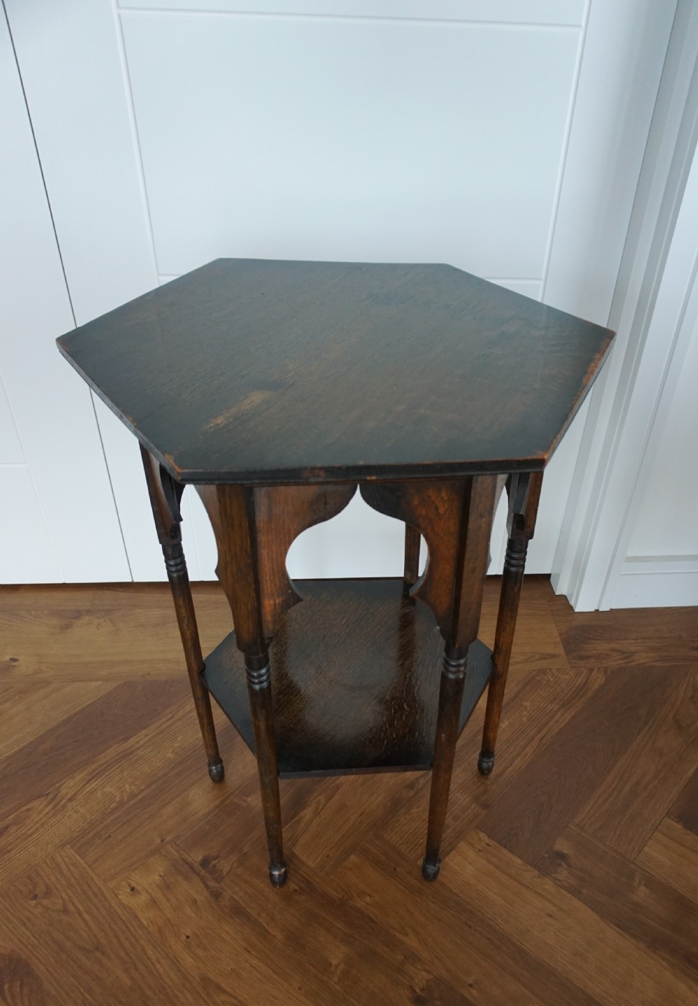 A Liberty oak Moorish table c.1900 View II