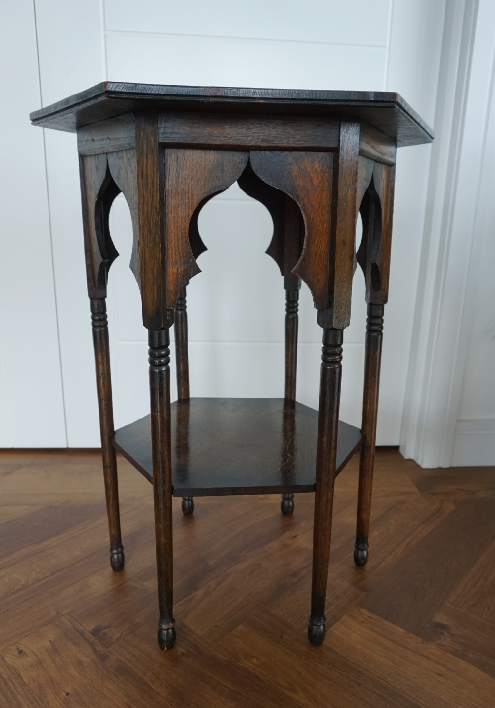 A Liberty oak Moorish table c.1900 View VII