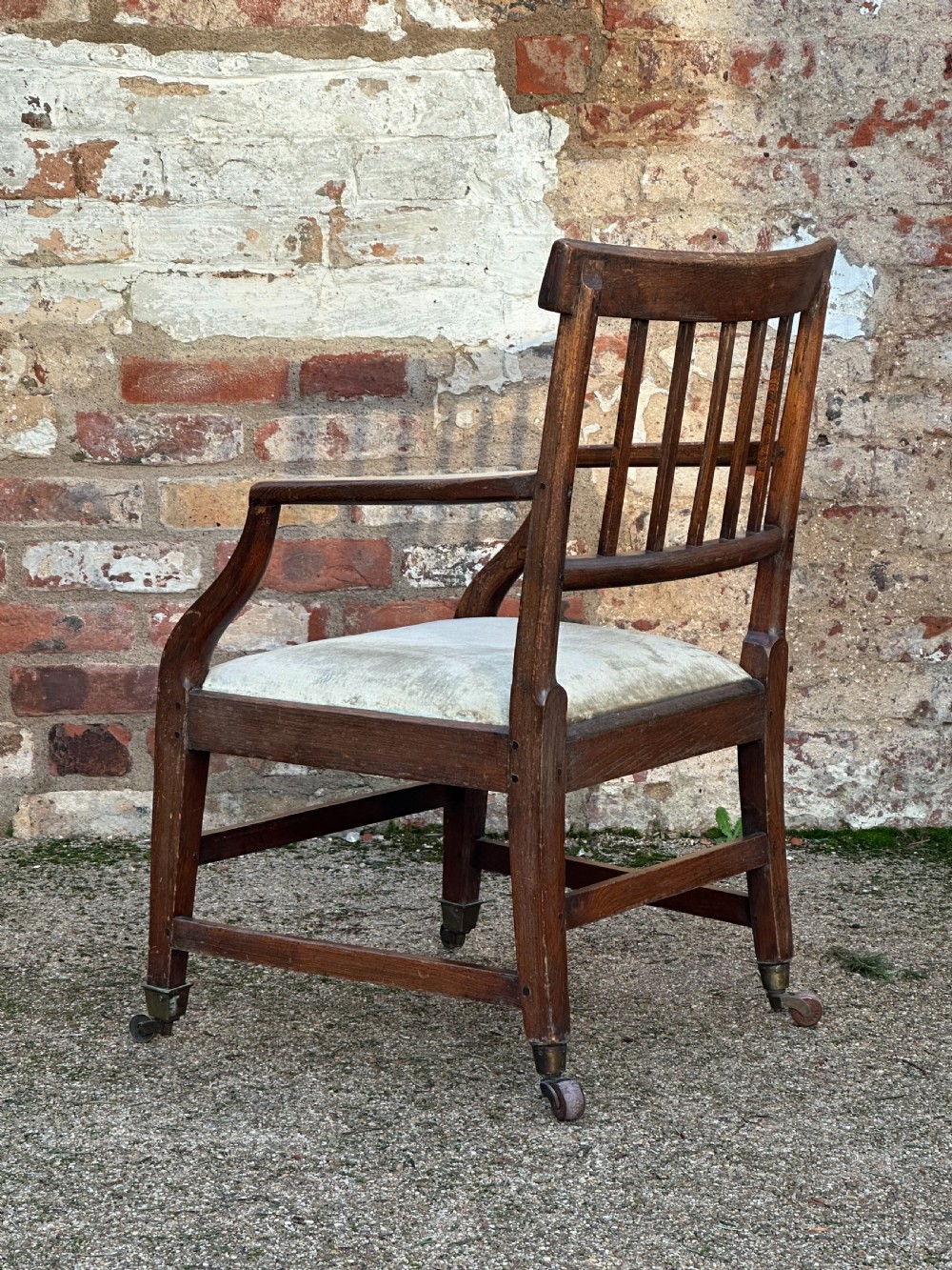 A Scottish George III wych elm armchair, probably Perthshire c.1800 View VI