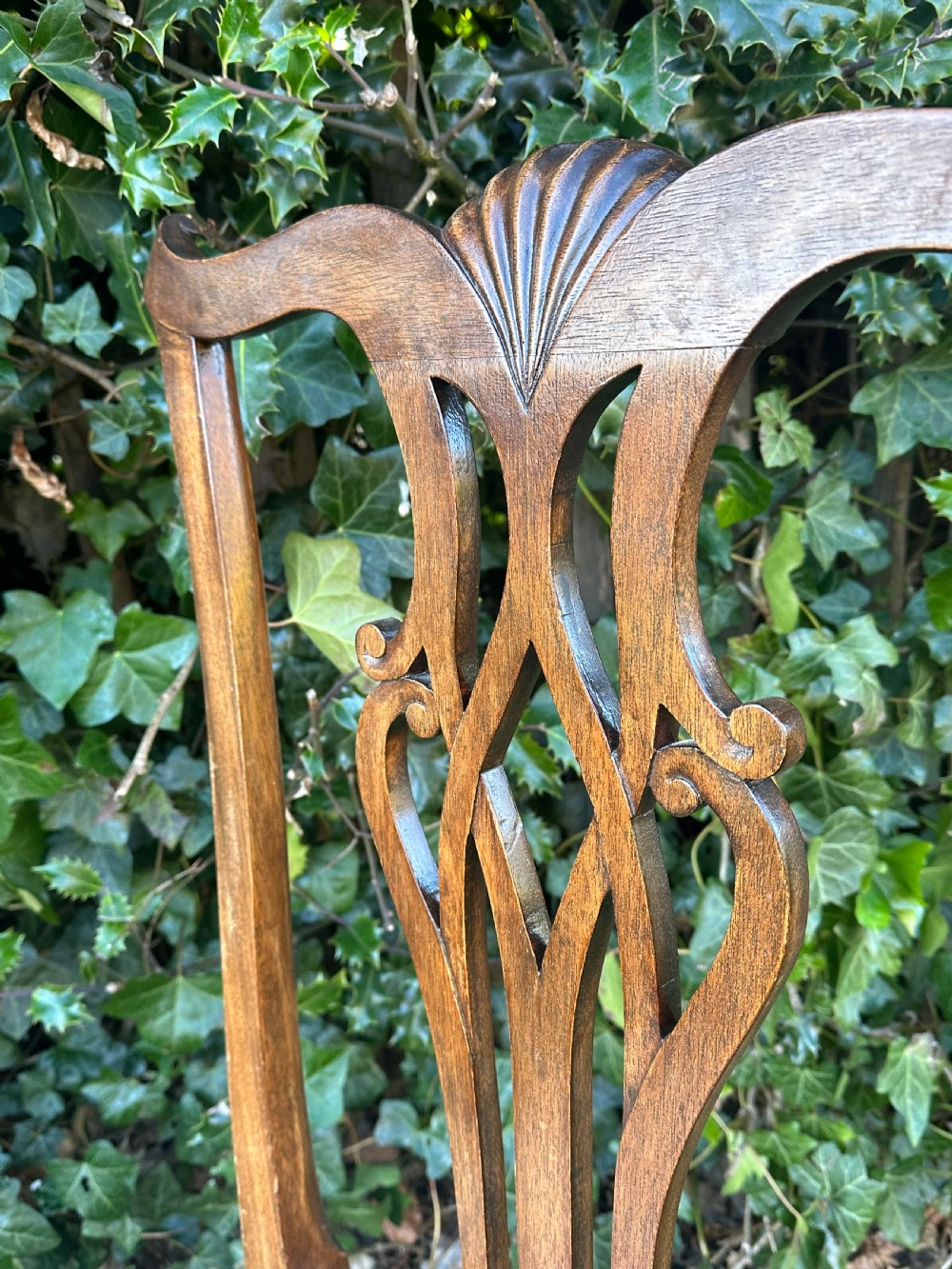 William Wheeler of Arncroach, A pair of mahogany 'Clam Shell' chairs, first quarter 20th century View V