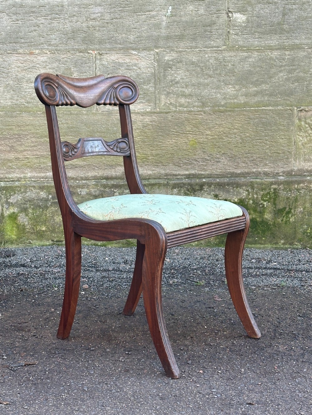 A Scottish Regency carved mahogany side chair in the Grecian taste, Edinburgh c.1815 View II