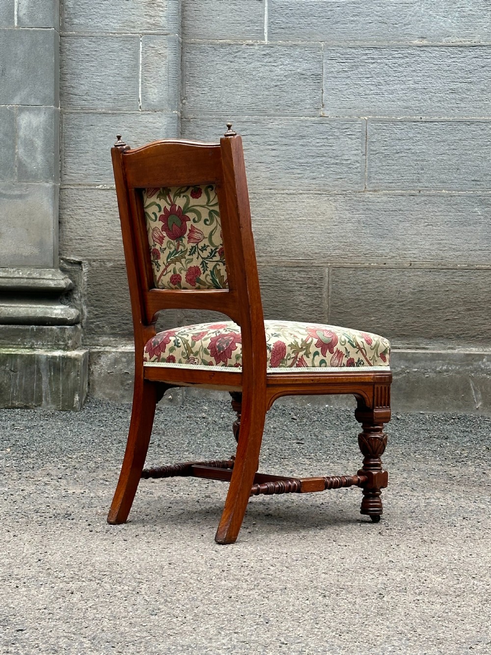 In the manner of Bruce Talbert (1838-1881) A carved walnut library chair, 1870's View IV