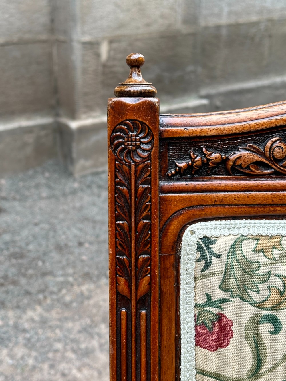 In the manner of Bruce Talbert (1838-1881) A carved walnut library chair, 1870's View VI