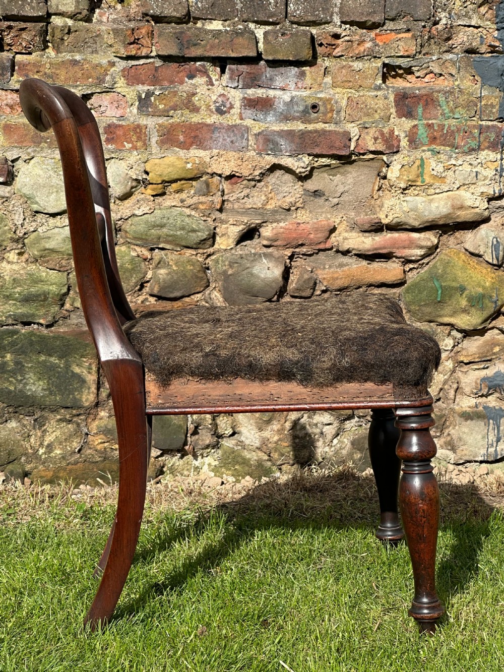 A Gillows style mahogany Gentleman's Club or Library side chair, c.1835 View III