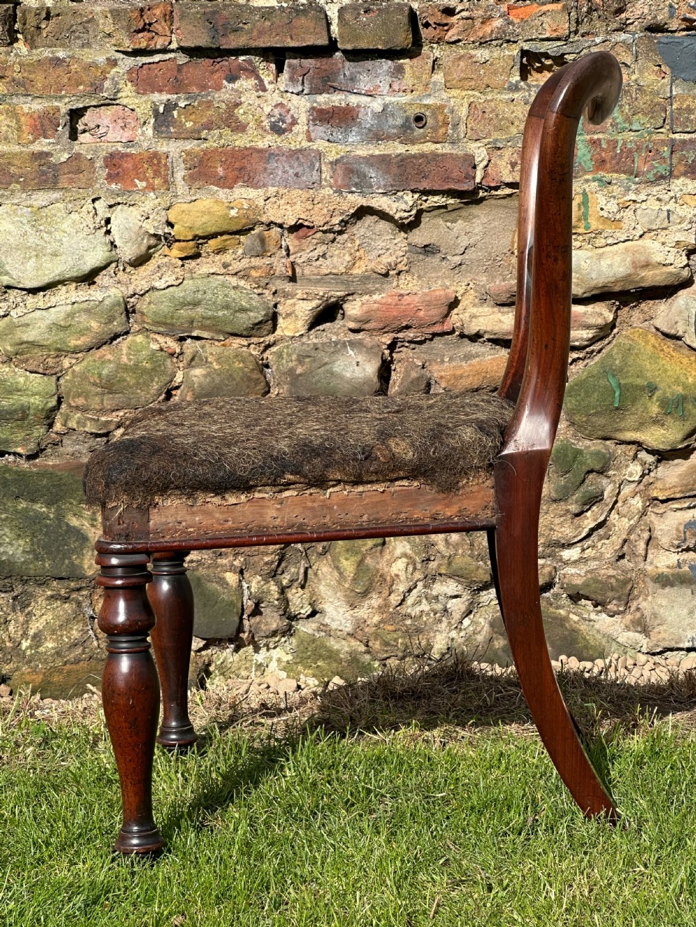 A Gillows style mahogany Gentleman's Club or Library side chair, c.1835 View V
