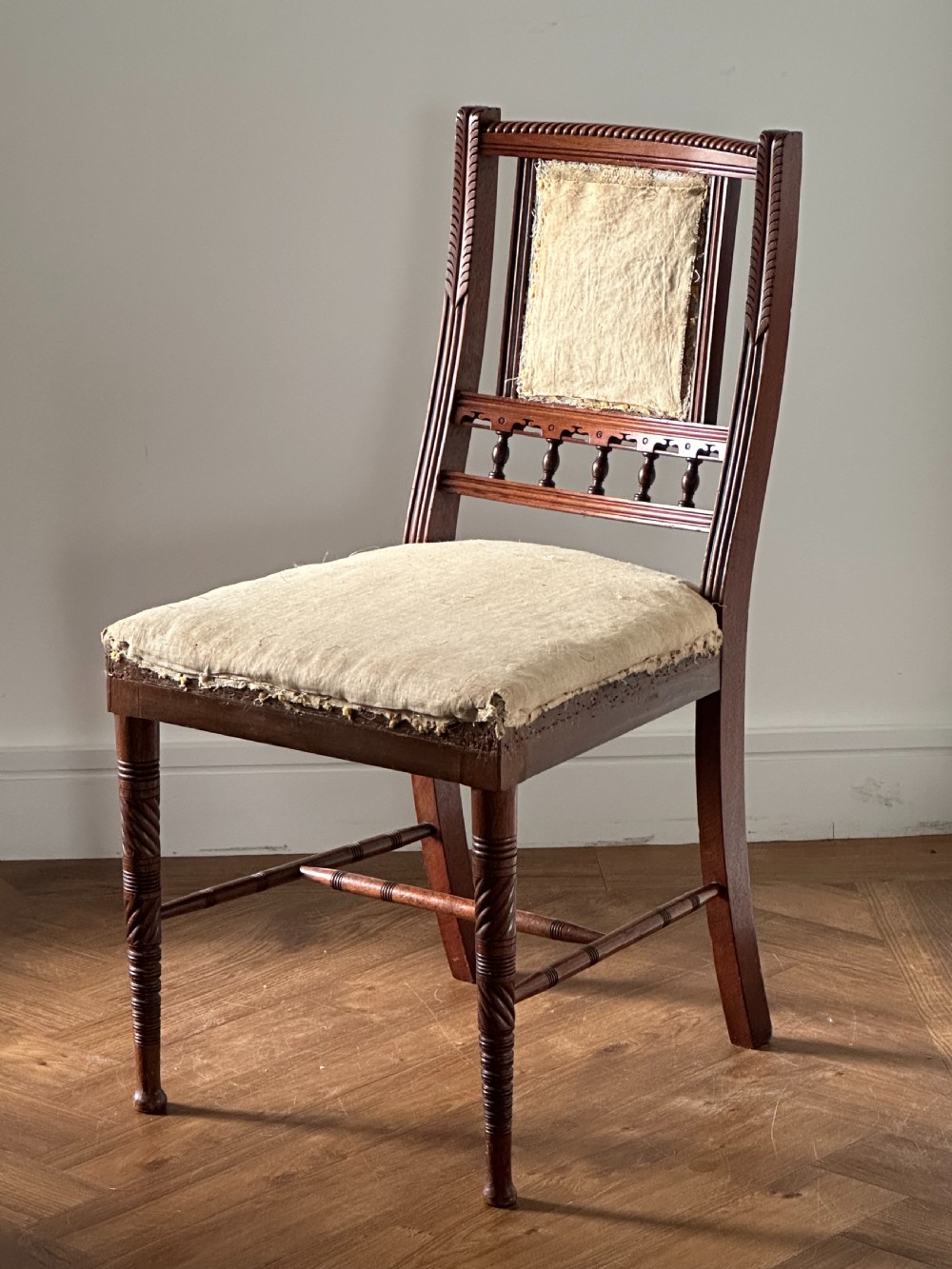 Bruce J. Talbert (1838-1881) A walnut Aesthetic Movement side chair made by Gillows, c.1881