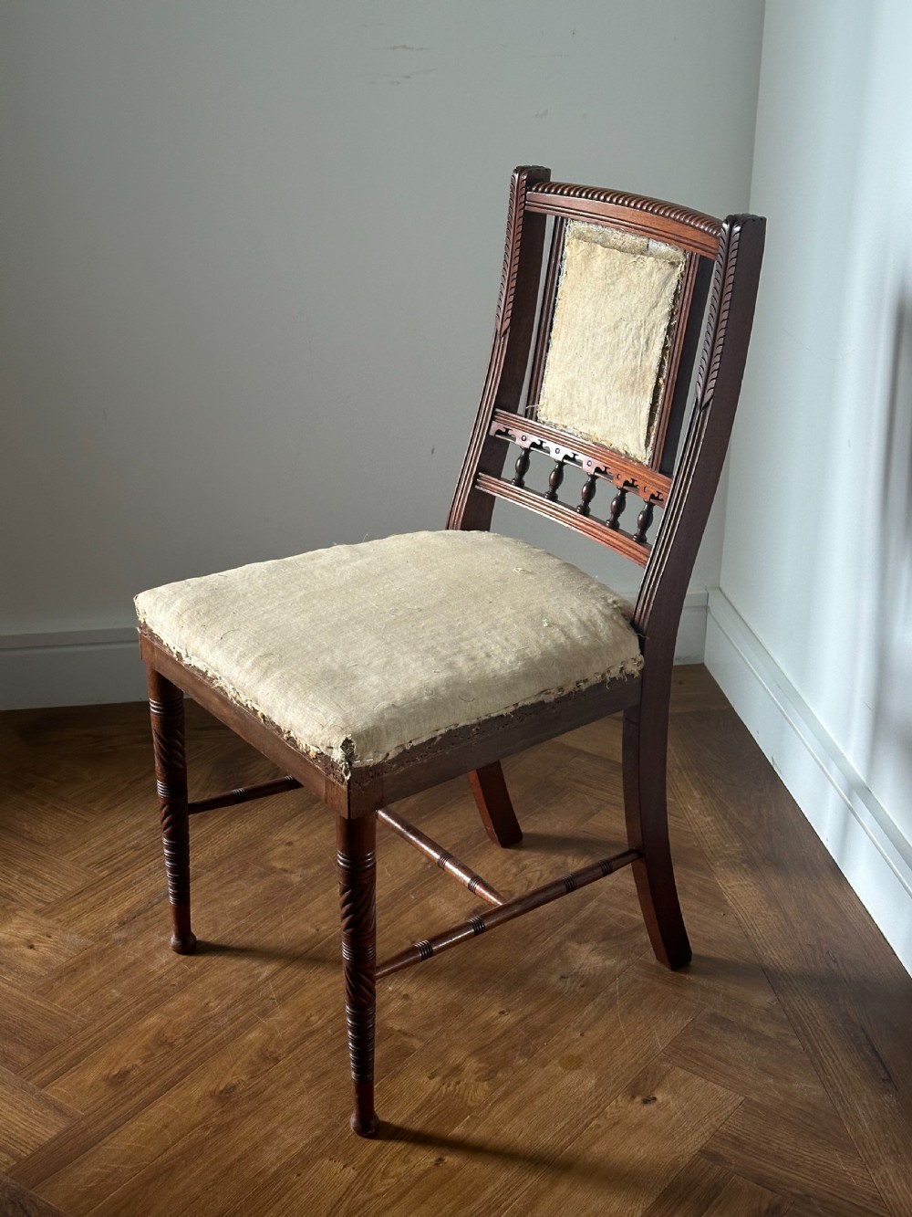 Bruce J. Talbert (1838-1881) A walnut Aesthetic Movement side chair made by Gillows, c.1881 View VII