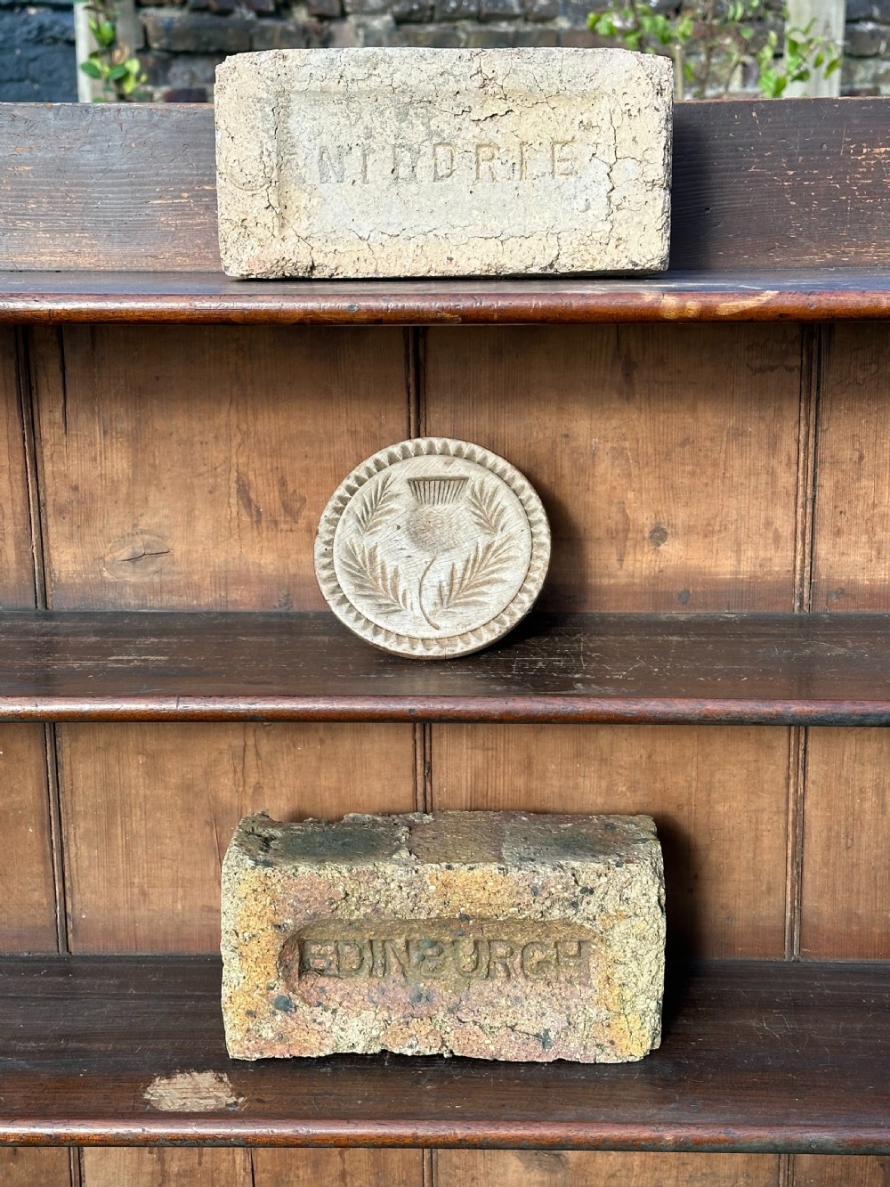 A characterful set of 19th century vernacular shelves View II