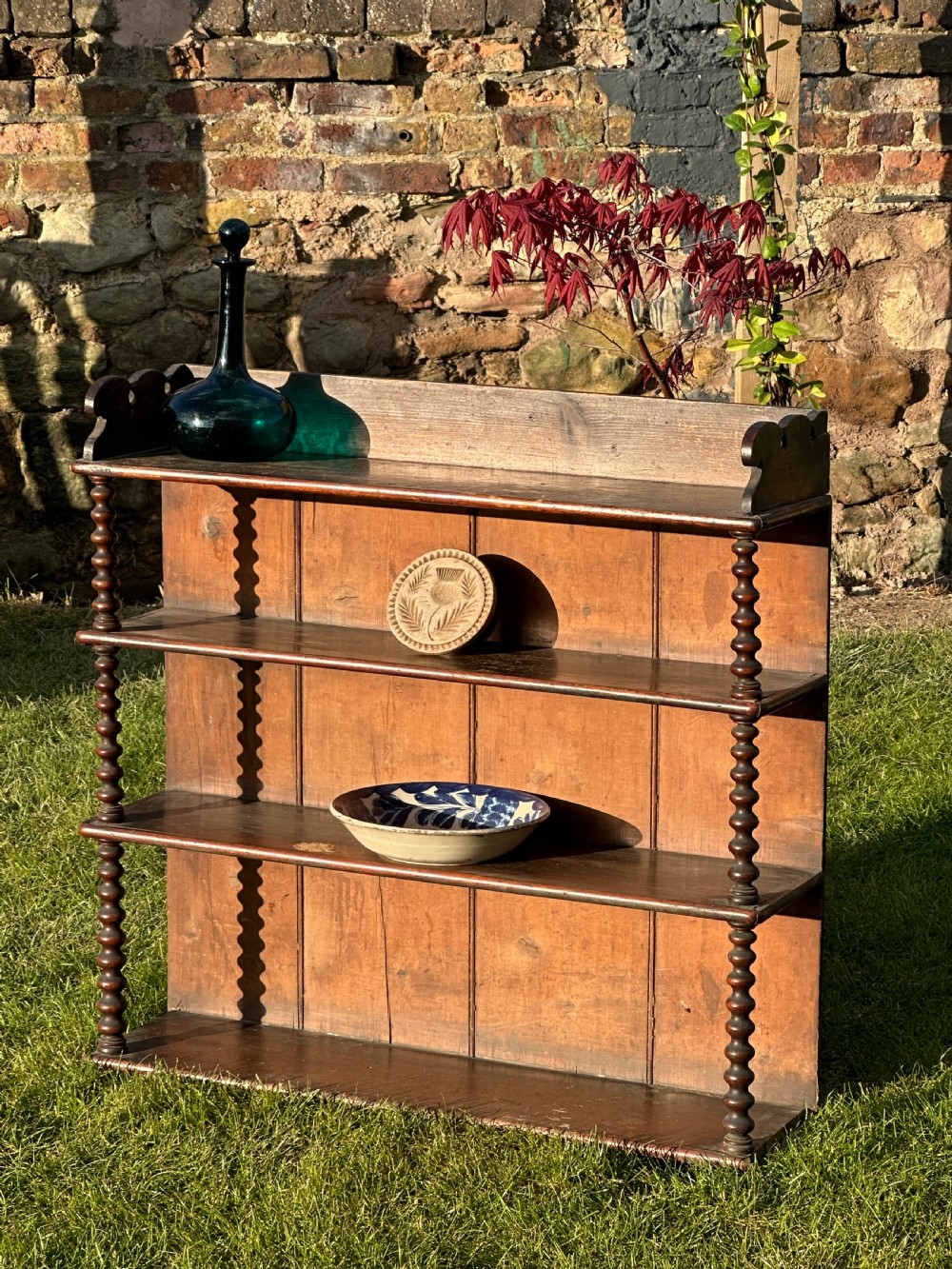 A characterful set of 19th century vernacular shelves View VII