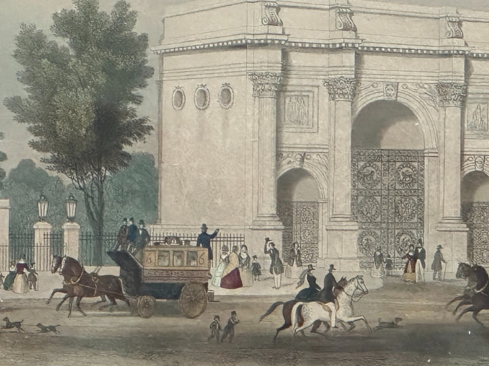 After Thomas Hosmer Shepherd (1792-1864) 'Wyld's Monster Globe' Leicester Square, a hand coloured engraving by Jean-Marie Chavanne View IV