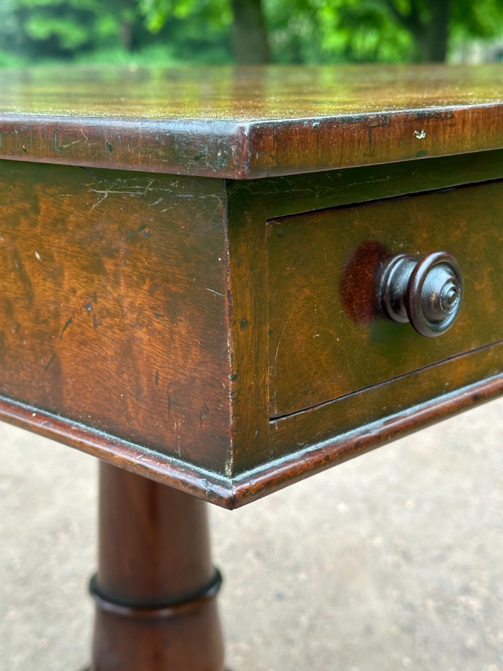 A rare Scottish George IV sabicu* library table in the manner of William Trotter, Edinburgh c.1820 View IV