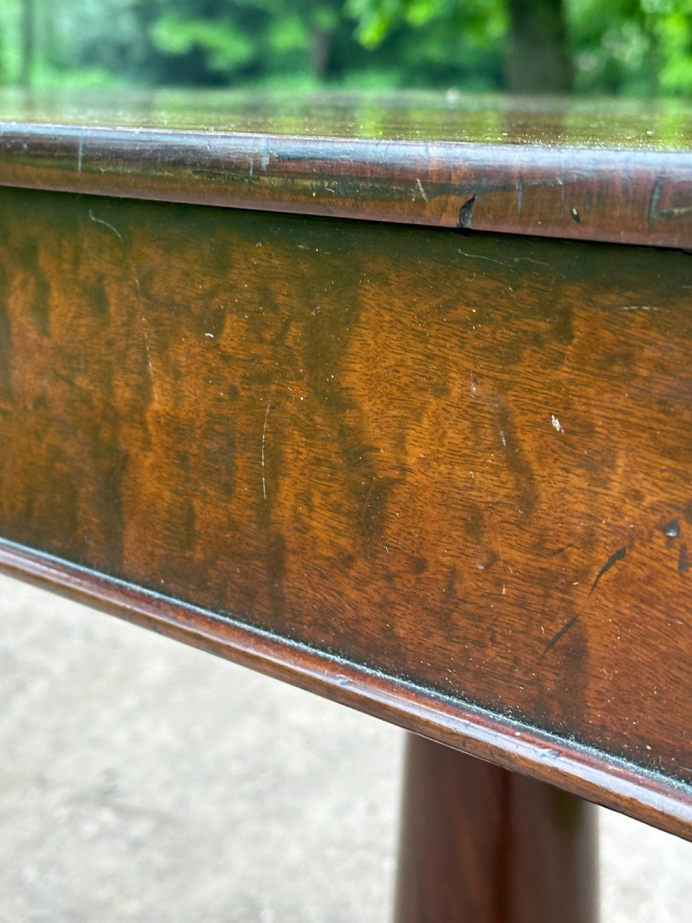 A rare Scottish George IV sabicu* library table in the manner of William Trotter, Edinburgh c.1820 View V