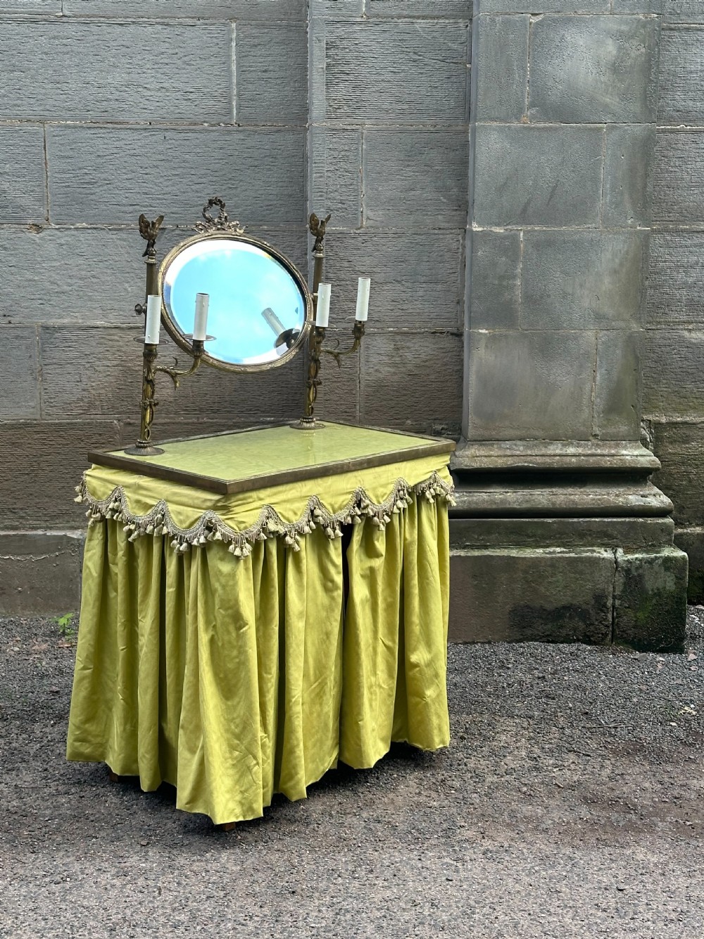 A chic French Empire style dressing chest, c.1900