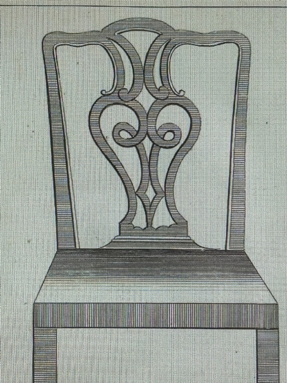 A Scottish George III mahogany side chair, third quarter 18th century View II