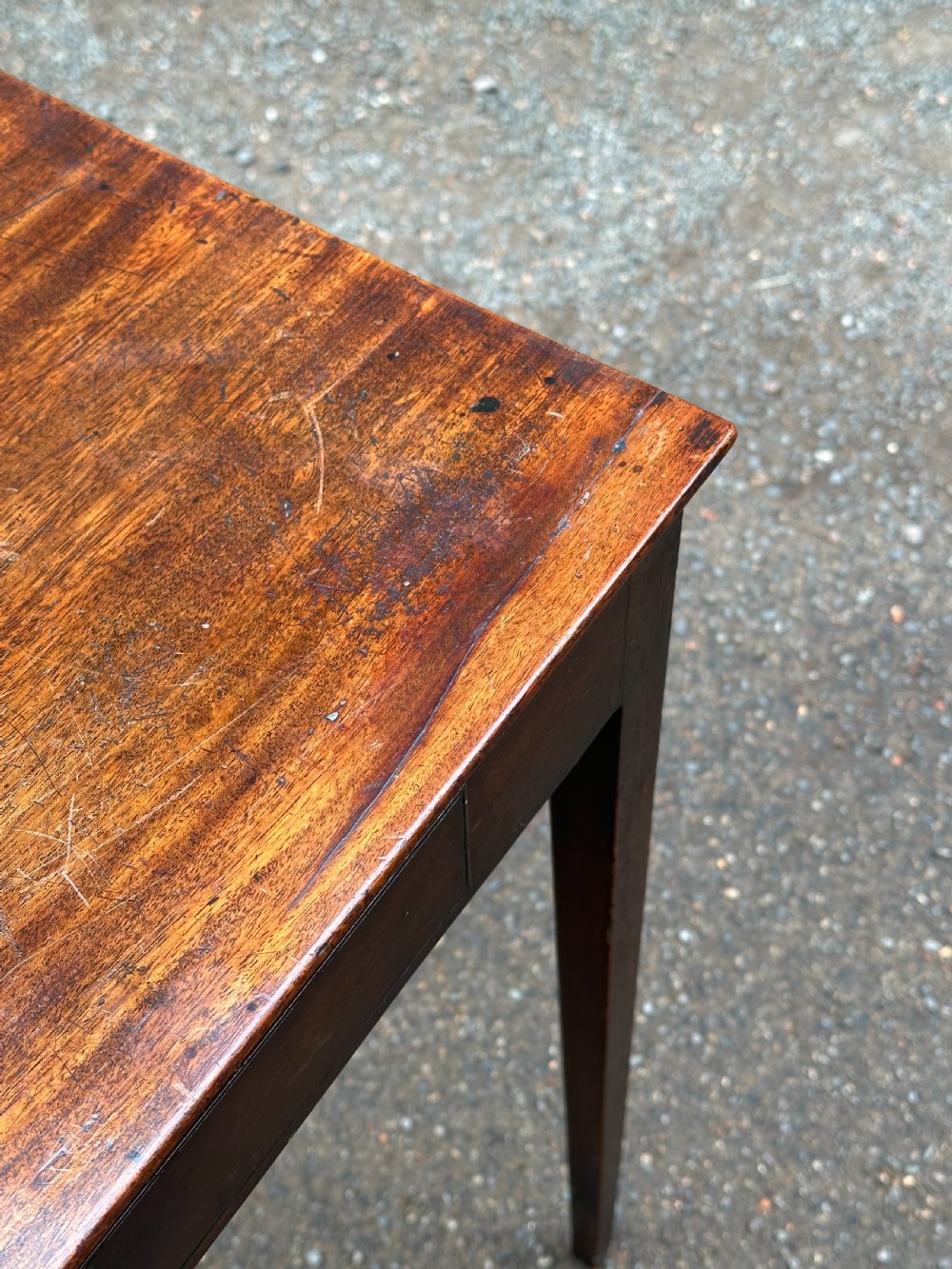 A Scottish George III mahogany 'spider leg' side table, Edinburgh c.1760 View IV