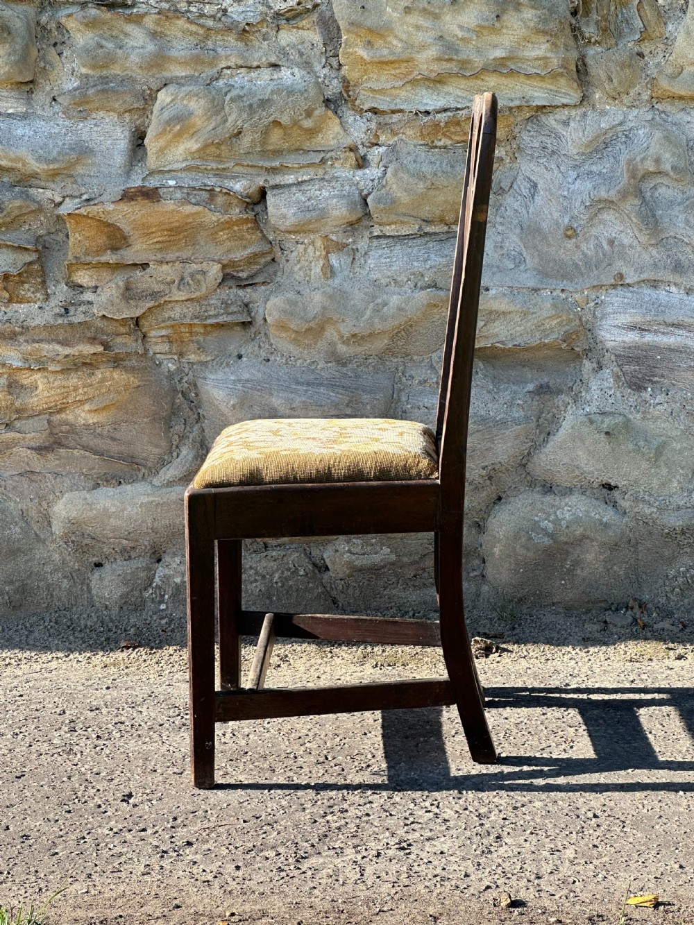 A Scottish George III elm side chair, third quarter 18th century View V