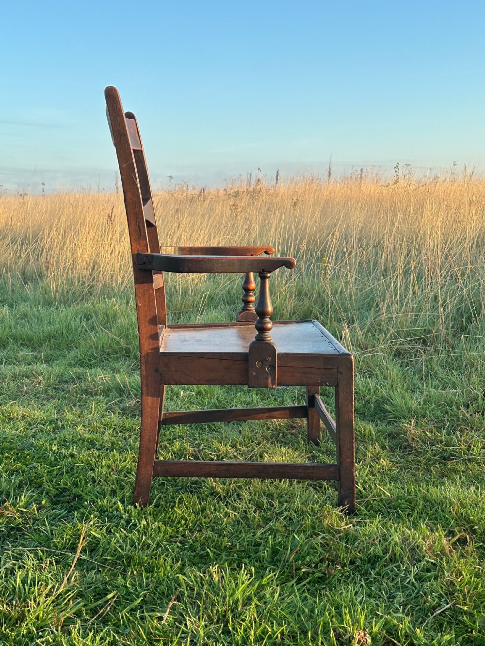 A Scottish vernacular birch armchair, Lanarkshire, second quarter 19th century View VII
