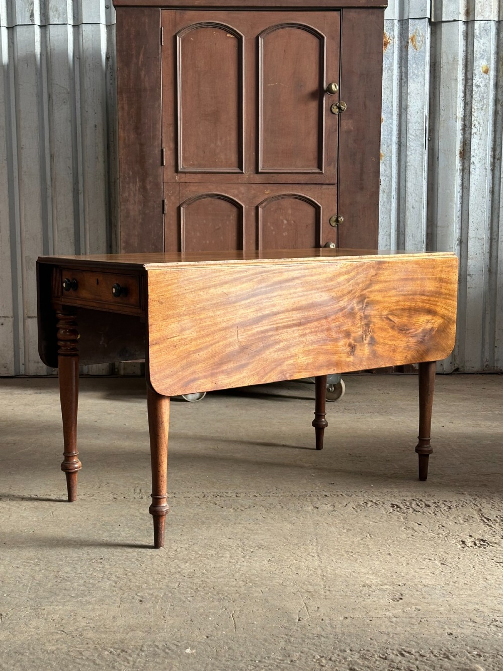 A small Scottish mahogany dining table, 1830's