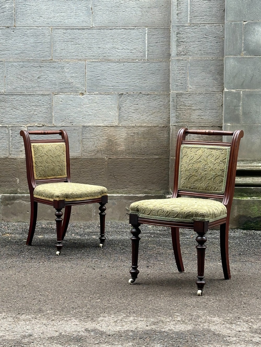 A set of six mid-19th century mahogany chairs in the Grecian Revival taste View III