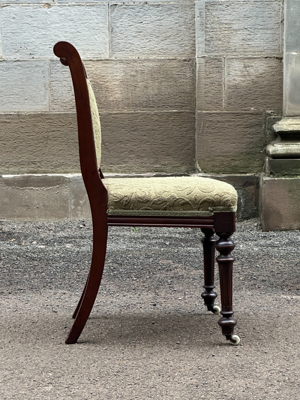A set of six mid-19th century mahogany chairs in the Grecian Revival taste View IV