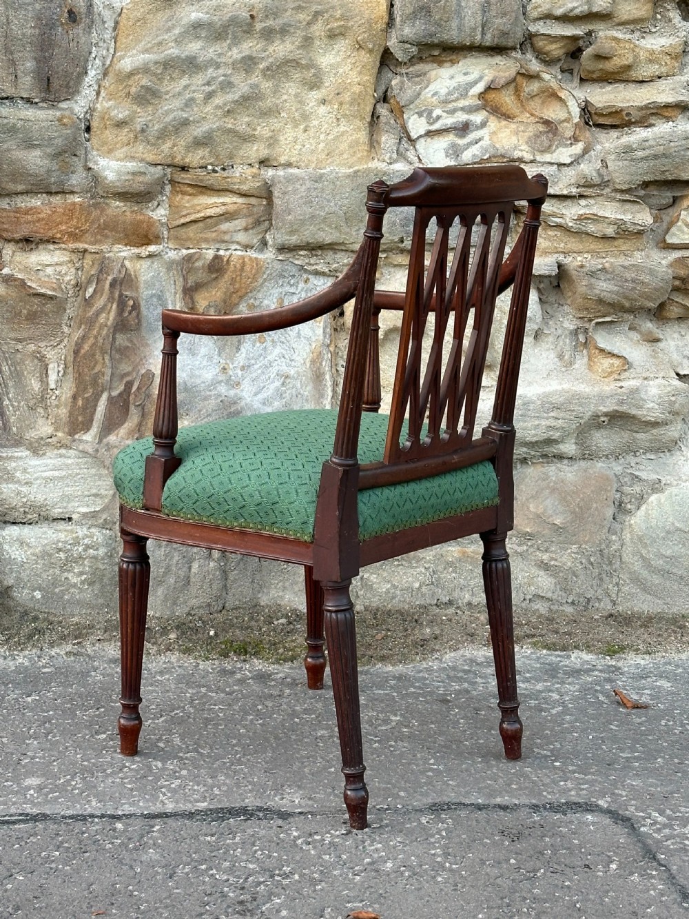 A fine George III mahogany armchair attributed to Gillows, c.1800 View IV