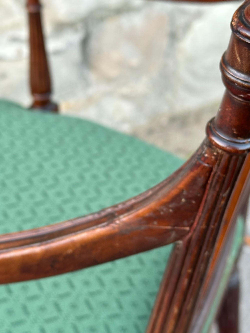A fine George III mahogany armchair attributed to Gillows, c.1800 View V