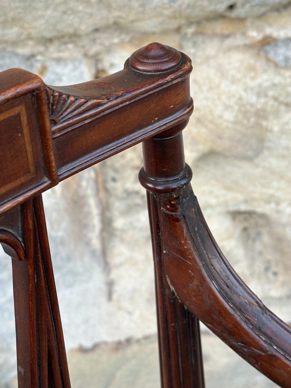 A fine George III mahogany armchair attributed to Gillows, c.1800 View VI