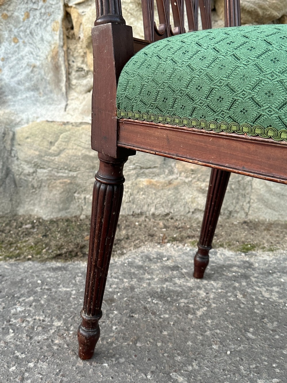 A fine George III mahogany armchair attributed to Gillows, c.1800 View IX