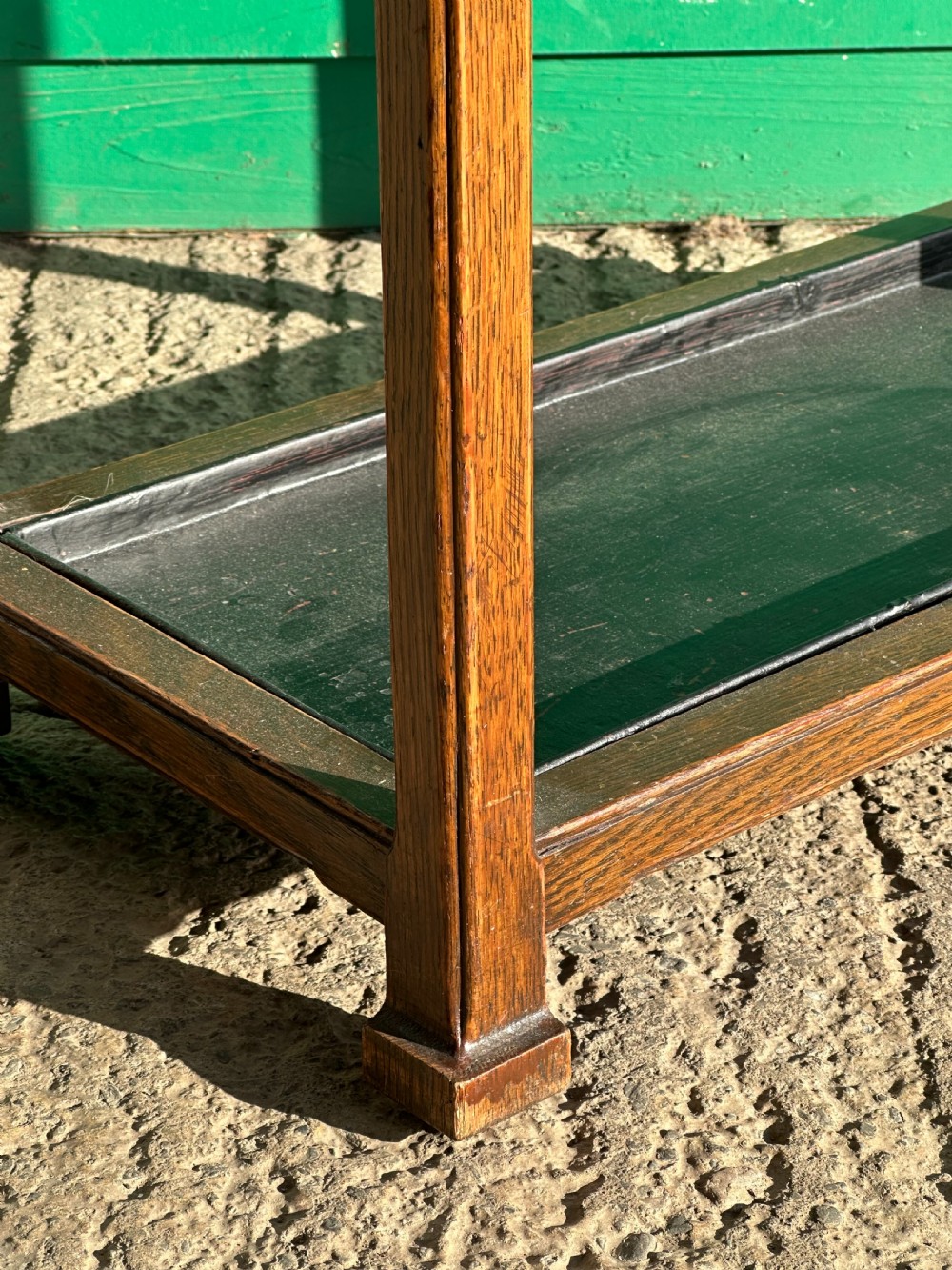 An oak stick stand with detachable liner attributed to Whytock & Reid, Edinburgh 1920's View III
