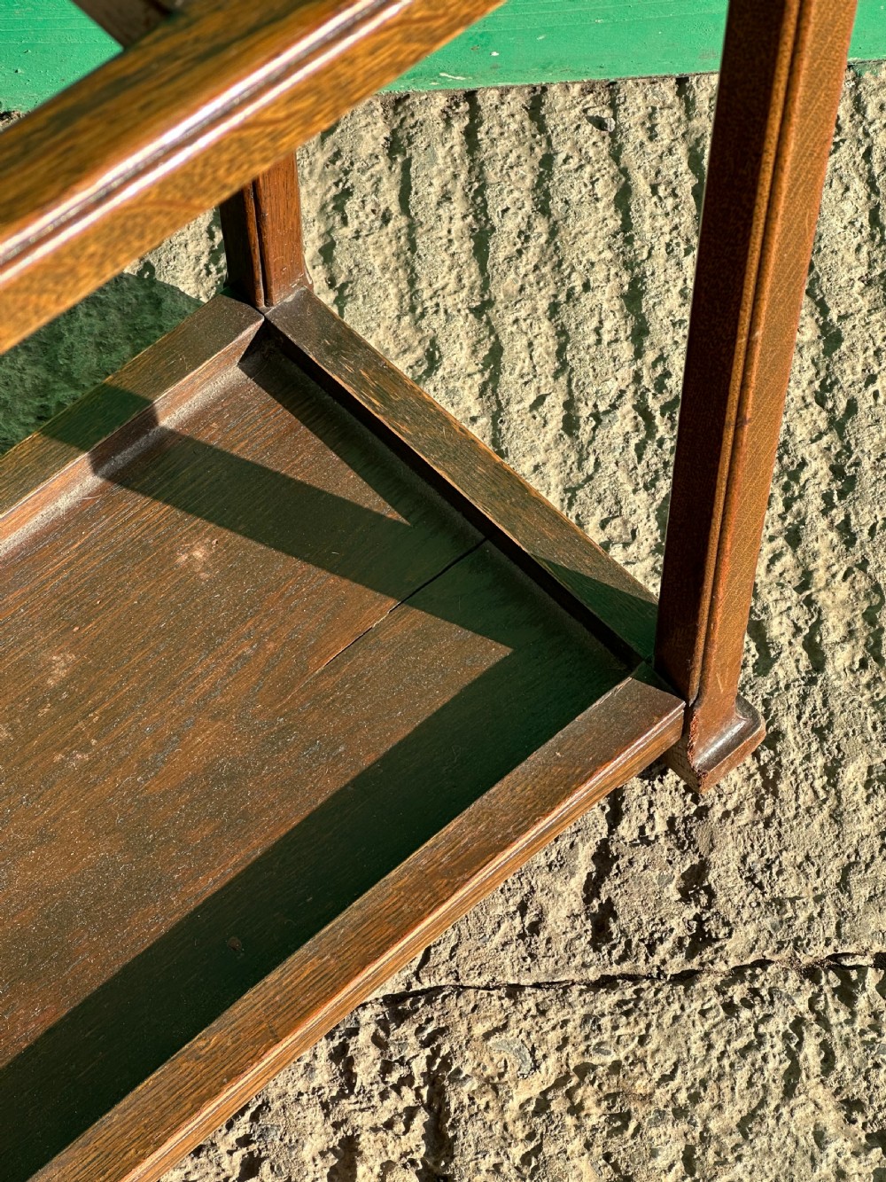 An oak stick stand with detachable liner attributed to Whytock & Reid, Edinburgh 1920's View IV