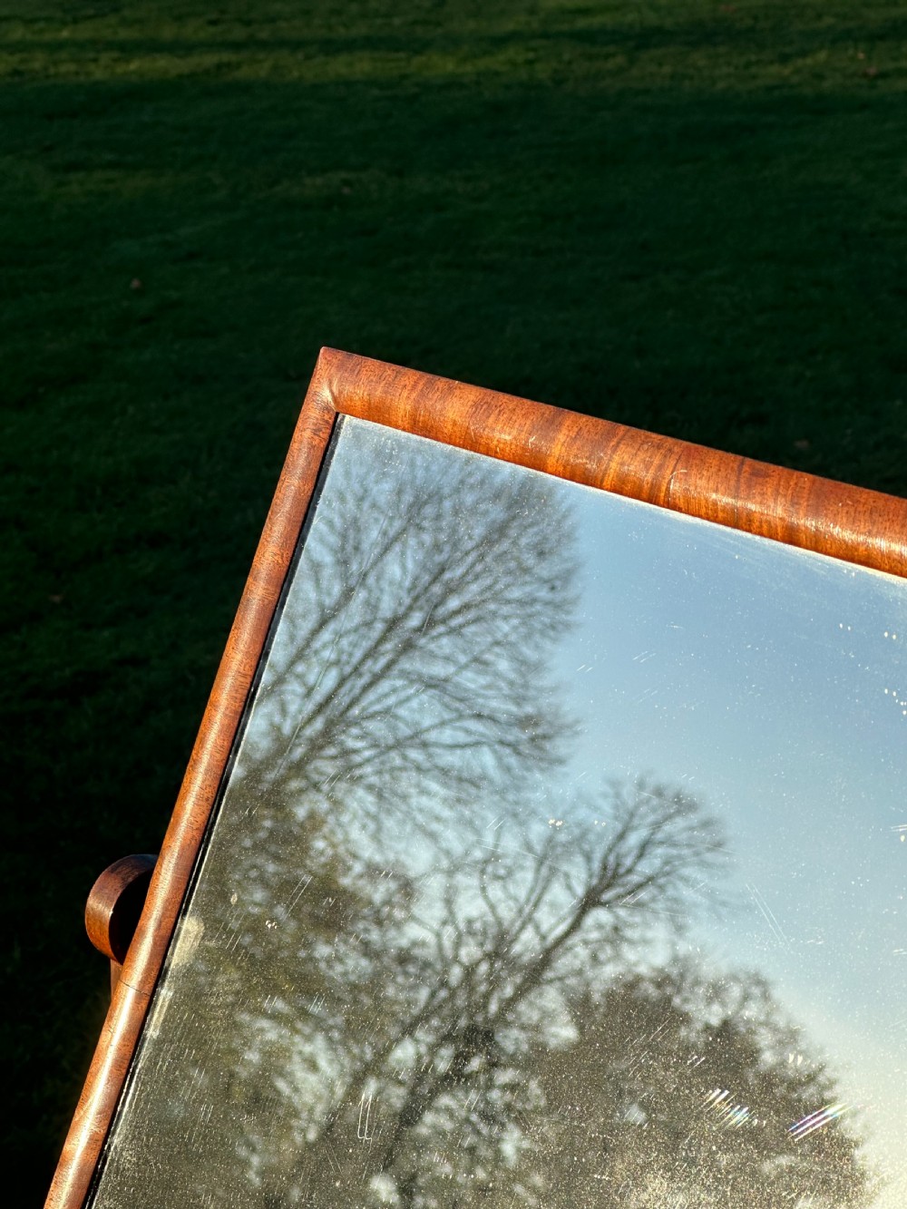 A good George IV mahogany dressing mirror attributed to Gillows, c.1820 View VII