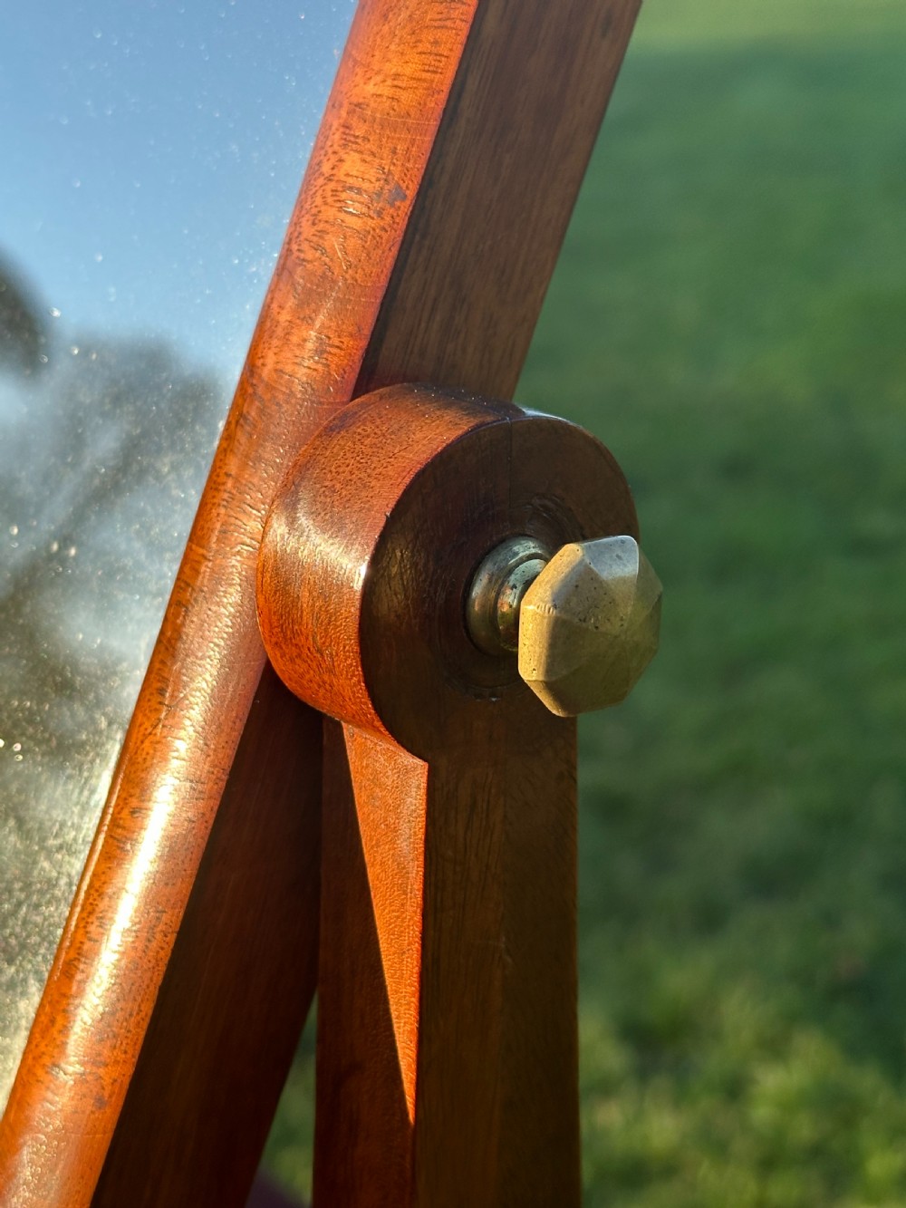 A good George IV mahogany dressing mirror attributed to Gillows, c.1820 View IV