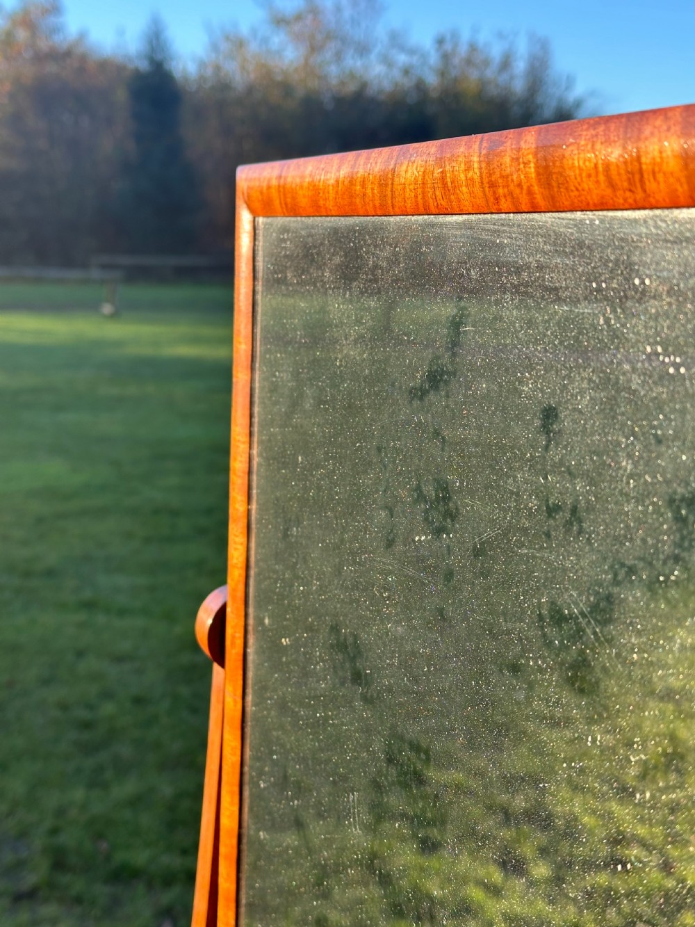 A good George IV mahogany dressing mirror attributed to Gillows, c.1820 View V