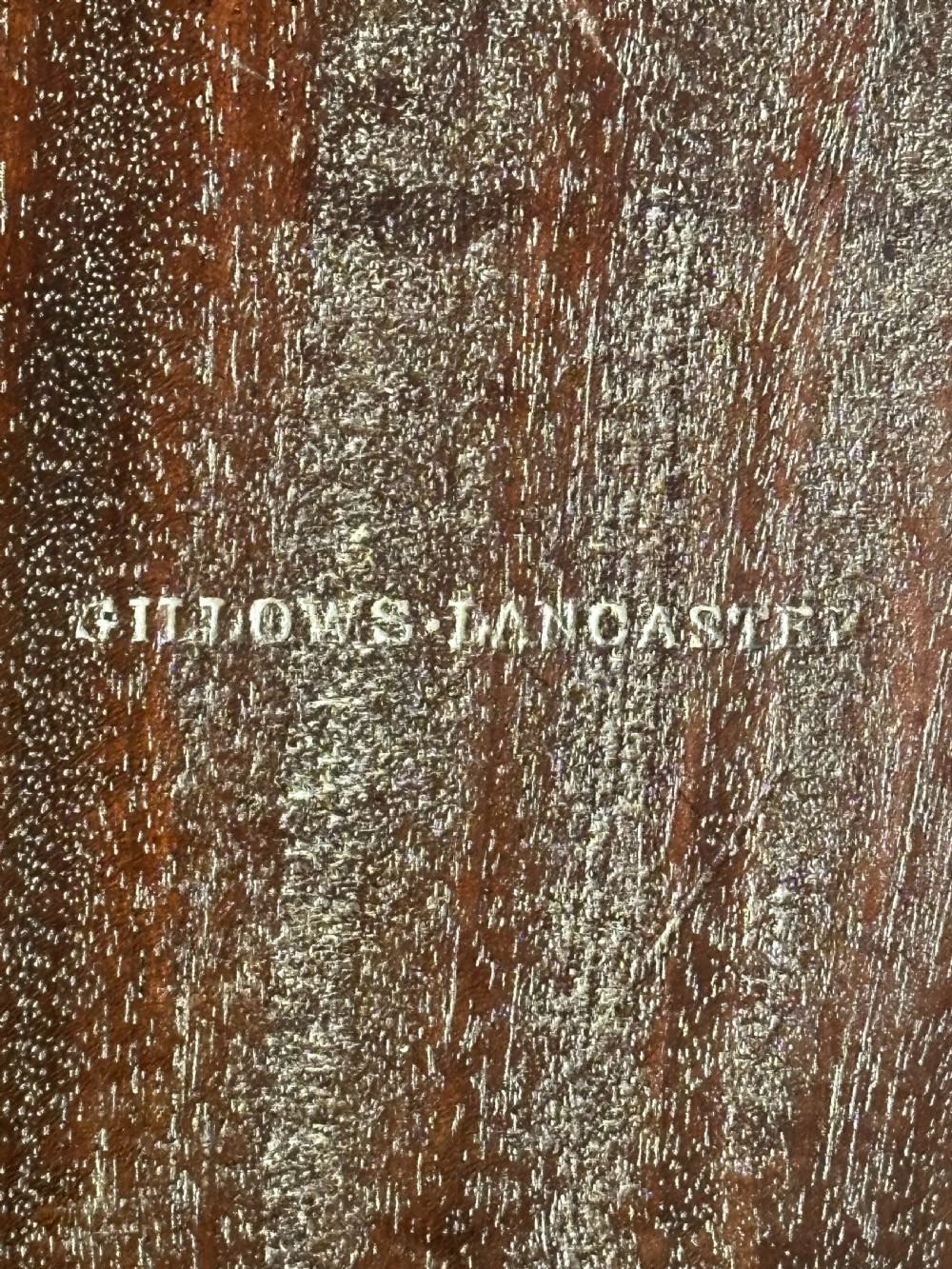 A Gillows of Lancaster mahogany 'cake stand' footstool View IV