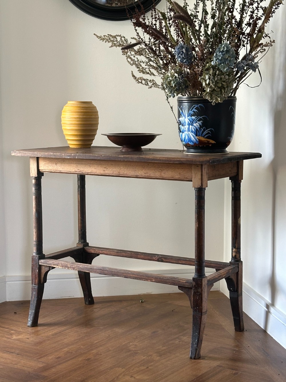 An Art Furniture table c.1870 from an artist's studio View III
