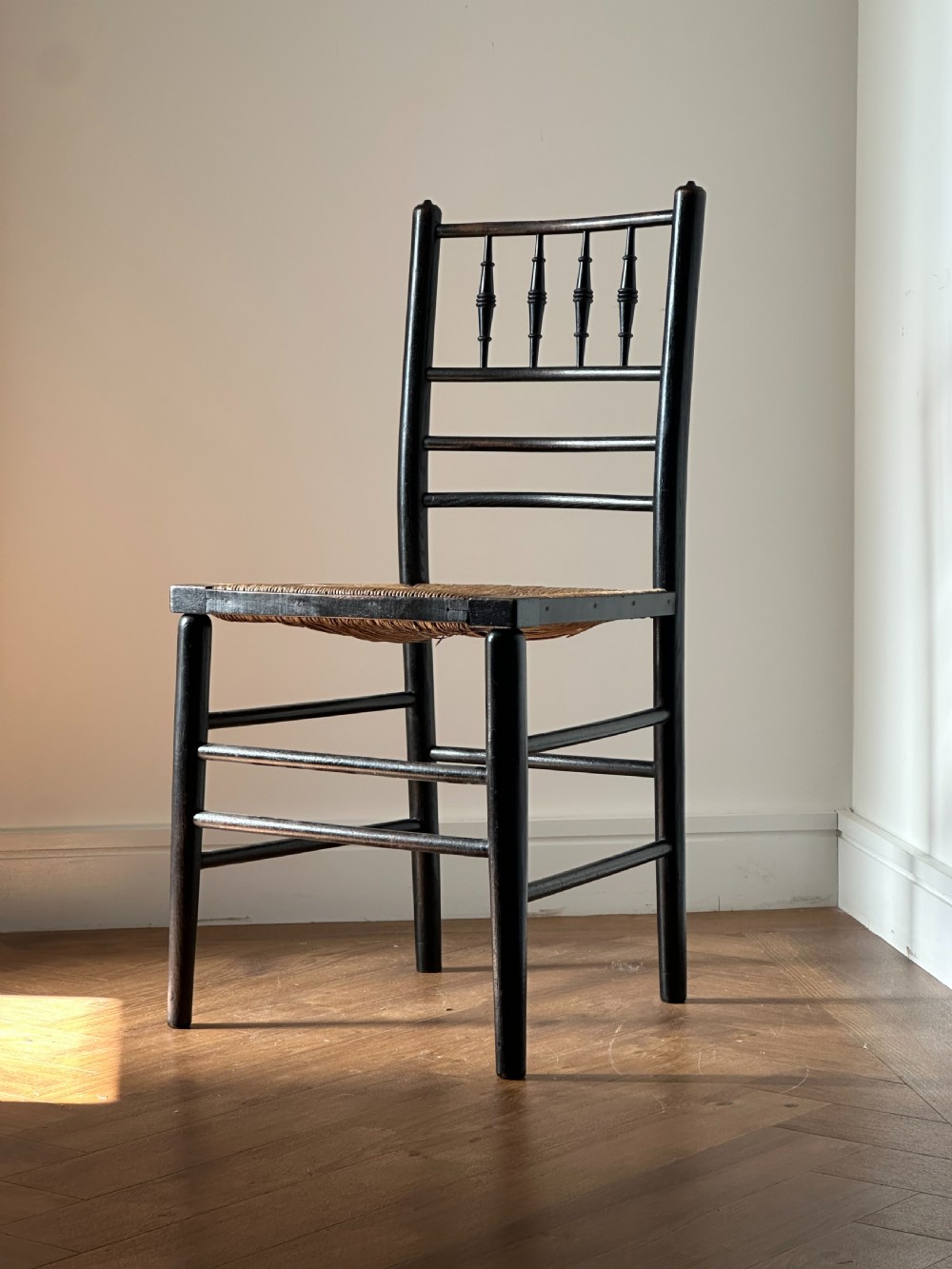 Attributed to Philip Speakman Webb (1832-1915) A Sussex chair made by Morris & Co., probably late 19th century View II