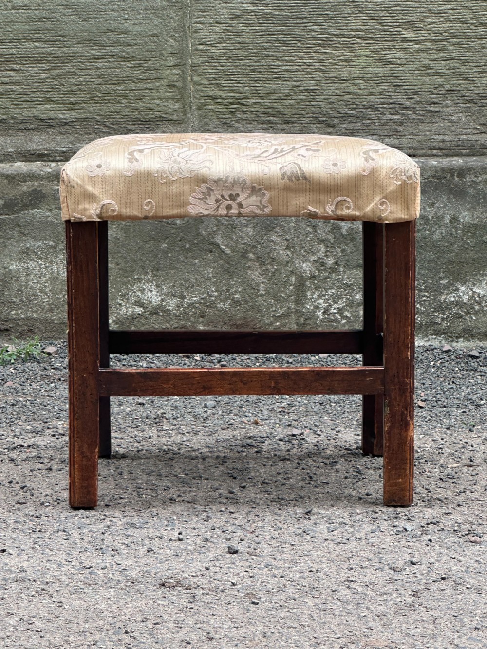 A Scottish George III elm stool View II