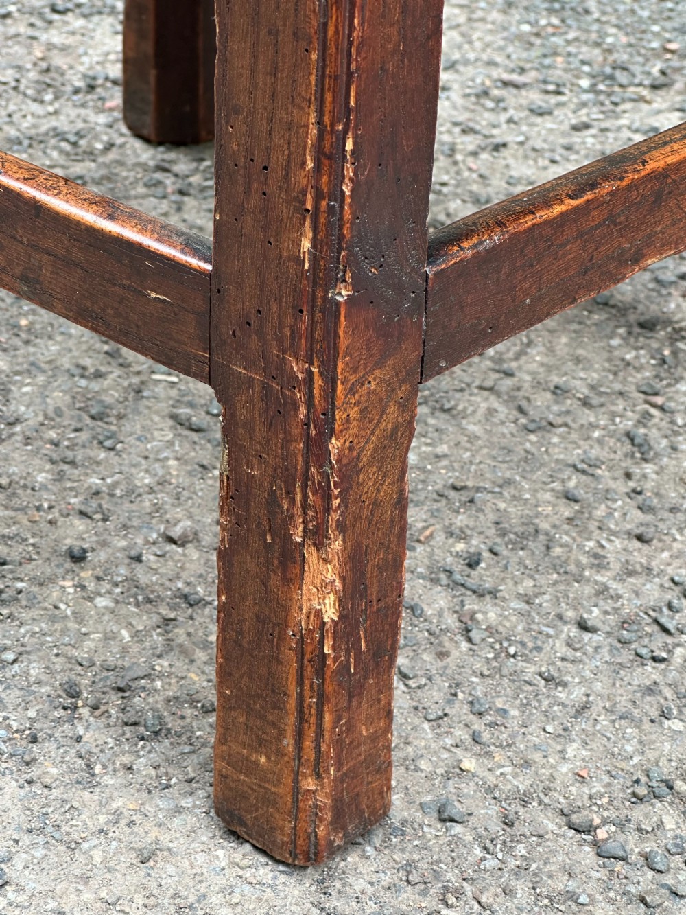 A Scottish George III elm stool View VI