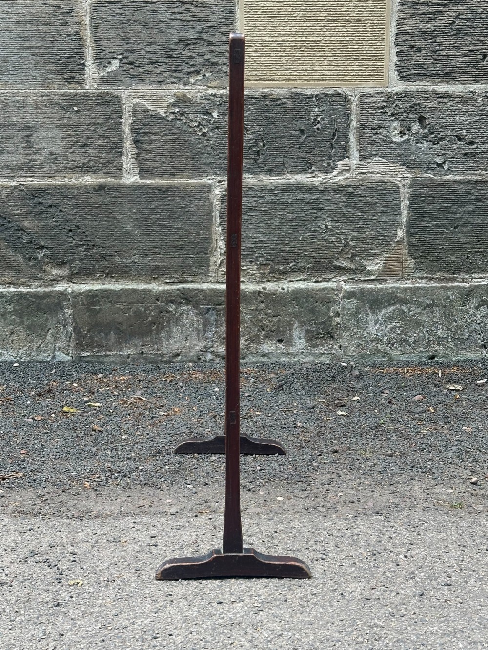 A Scottish George III stained pine towel rail View II