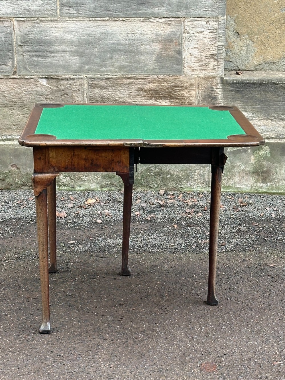 A George I walnut card table, probably Scottish or Irish, 1720's View XII