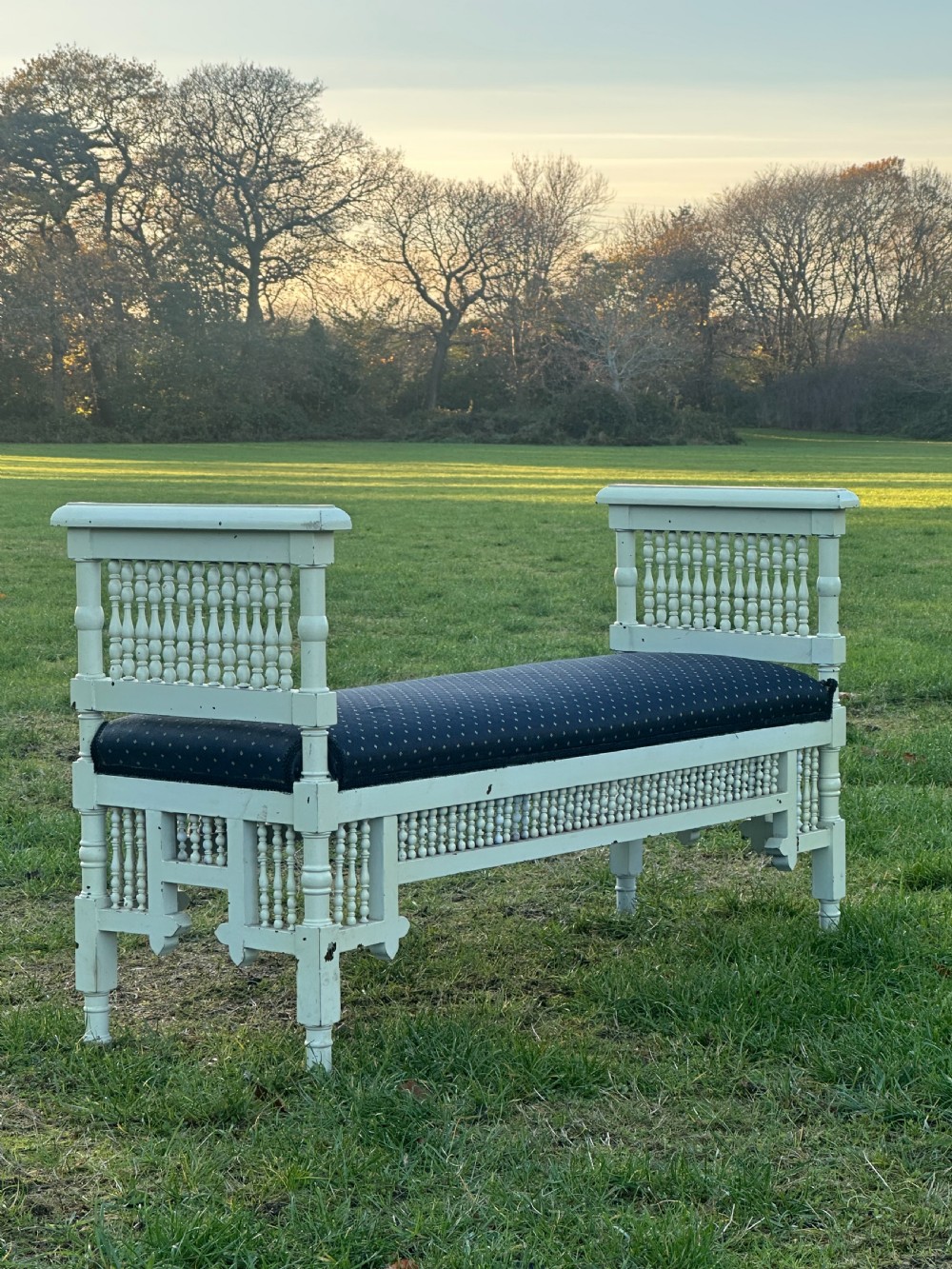 Attributed to Liberty & Co. A large Moorish- inspired window seat c.1910