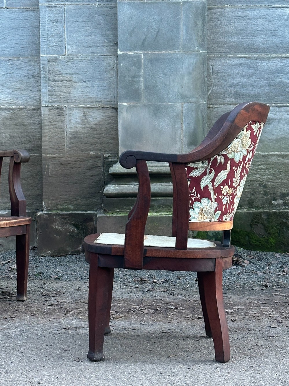A pair of South African Cape stinkwood armchairs, c.1910 View IV