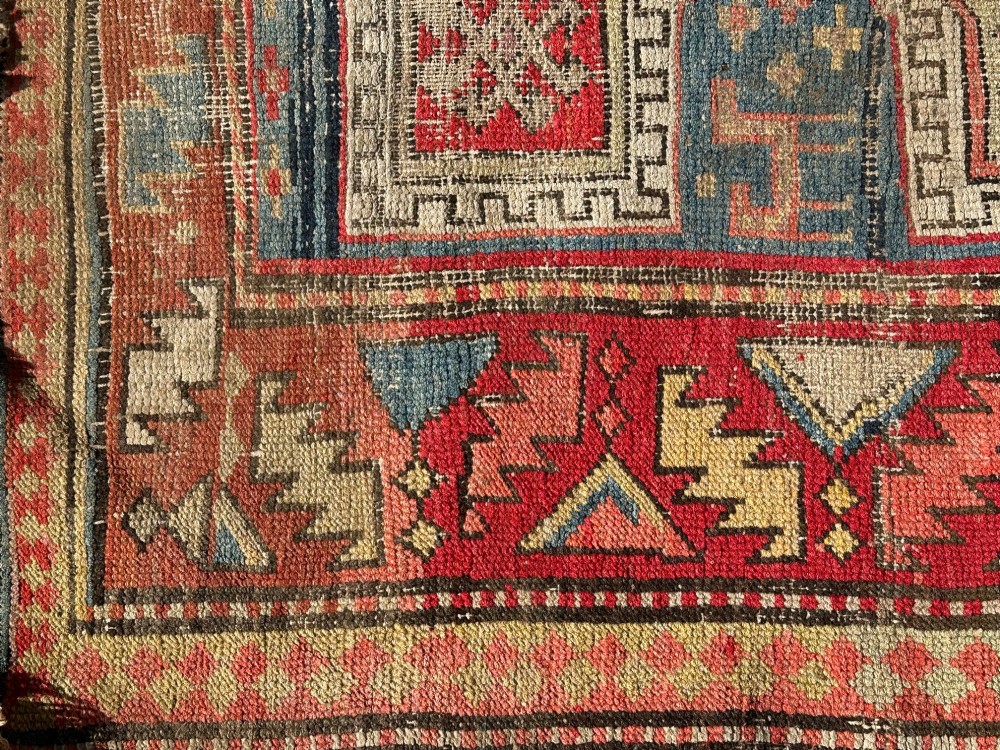 An antique Kazak rug, Caucasus View II