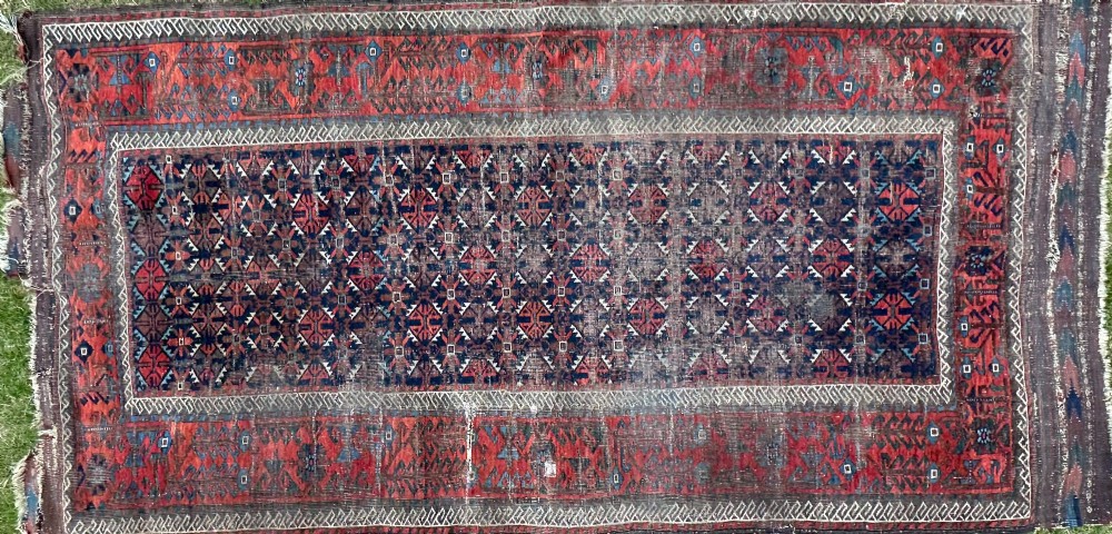 A fine antique north west Persian rug