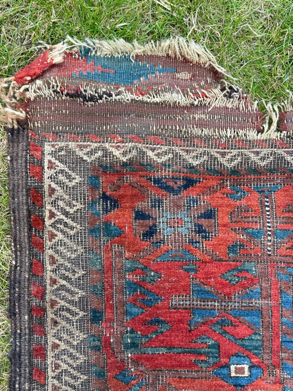 A fine antique north west Persian rug View VIII
